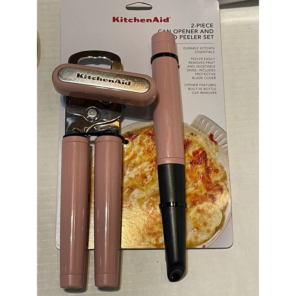 KitchenAid Kitchen Tool/Gadget 12 piece Set Rose Pink Grater Peeler Shears New